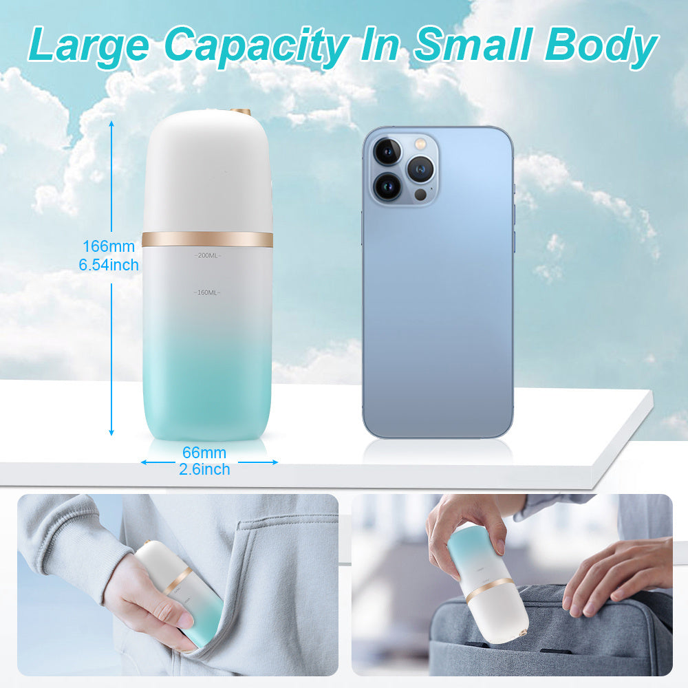 Portable Cordless Water Flosser – Rechargeable Dental Oral Irrigator for Teeth Cleaning